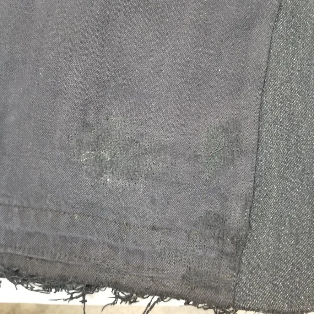 Gallery Dept LA Flare Jeans Mens 35x36 Black NWT Made in USA Raw Hem Art to Wear